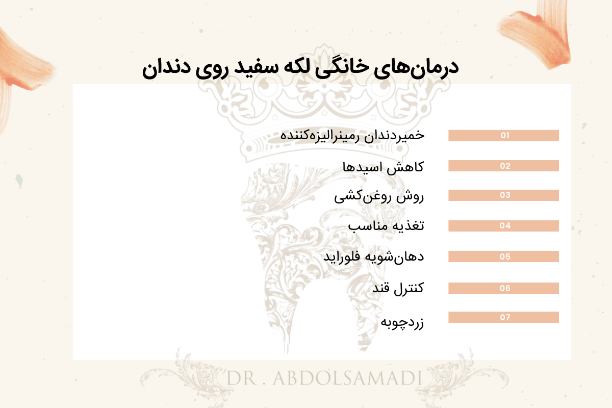 همه چیز درمورد لکه سفید روی دندان (فلوروزیس) 3 درمان های خانگی لکه سفید روی دندان
