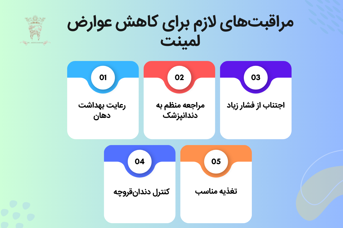 آسیب لمینت به دندان ها: آیا لمینت به دندان آسیب میزند؟ 2 مراقبتهای لازم برای کاهش عوارض لمینت