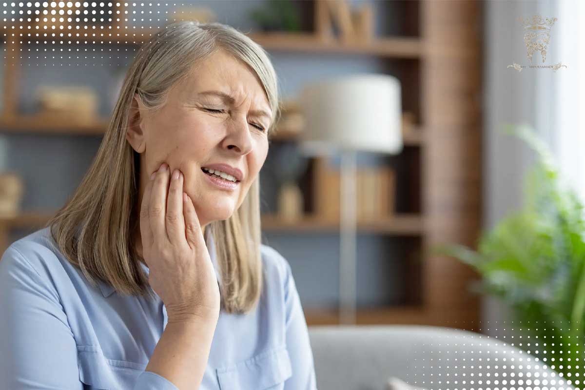 Toothache reaches the nerve